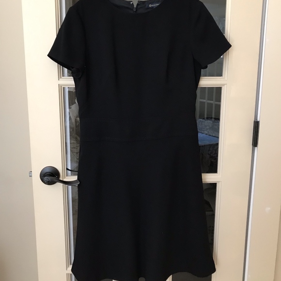 Brooks Brothers Black Dress with Skater Skirt - Picture 4 of 4